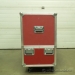 Red Rolling Heavy Duty Dual Plasma LCD ATA Trade Show Road Case